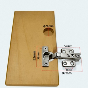 26 mm Steel Cup Hinges for Bedroom & Home Office Furniture Thin <b>Door</b> Rebounder Cabinet Hinges with <b>Door</b> Openers <b>Spring</b> Hinge - Product Image 2