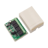 Module récepteur de relais sans fil QIACHIP KR1204B, interrupteur à distance 433Mhz, DC6V-30V, 4CH, 5A