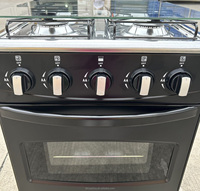 Four à gaz LG de qualité HUAZOS, vente chaude, prix direct usine, 4 brûleurs, économie d'énergie, chaleur directe, cuisinière à gaz à ouverture frontale avec four