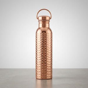 Decorative Printed Eco-Friendly Copper <b>Water</b> <b>Bottle</b> Premium Design Large Capacity Healthy Drinking <b>Bottle</b> for Home Travel Gift - Product Image 1
