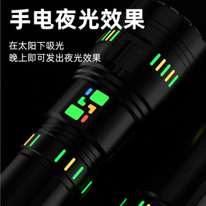 Đèn pin chiến thuật LED tích điện loại C bằng nhôm, công suất 100000 lumen, dùng cho săn bắn và khẩn cấp, thiết kế mới - Product Image 4