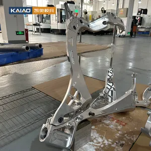 KAIAO Motorrad-Ausstellung ausgeklügelte Autoteile Rahmen kundenspezifisches ASF-Metallmaterial Al Ti Eisenlegierung Konstruktion CNC-Bearbeitung