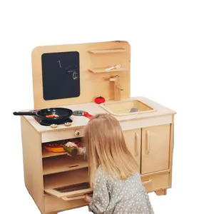 热卖儿童假装角色扮演儿童木制厨房套装幼儿玩具