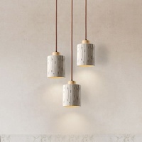 Nordique Simple Salle À Manger Lustre En Béton Moderne Salon Chambre Unique Tête Ciment Suspension Lampe