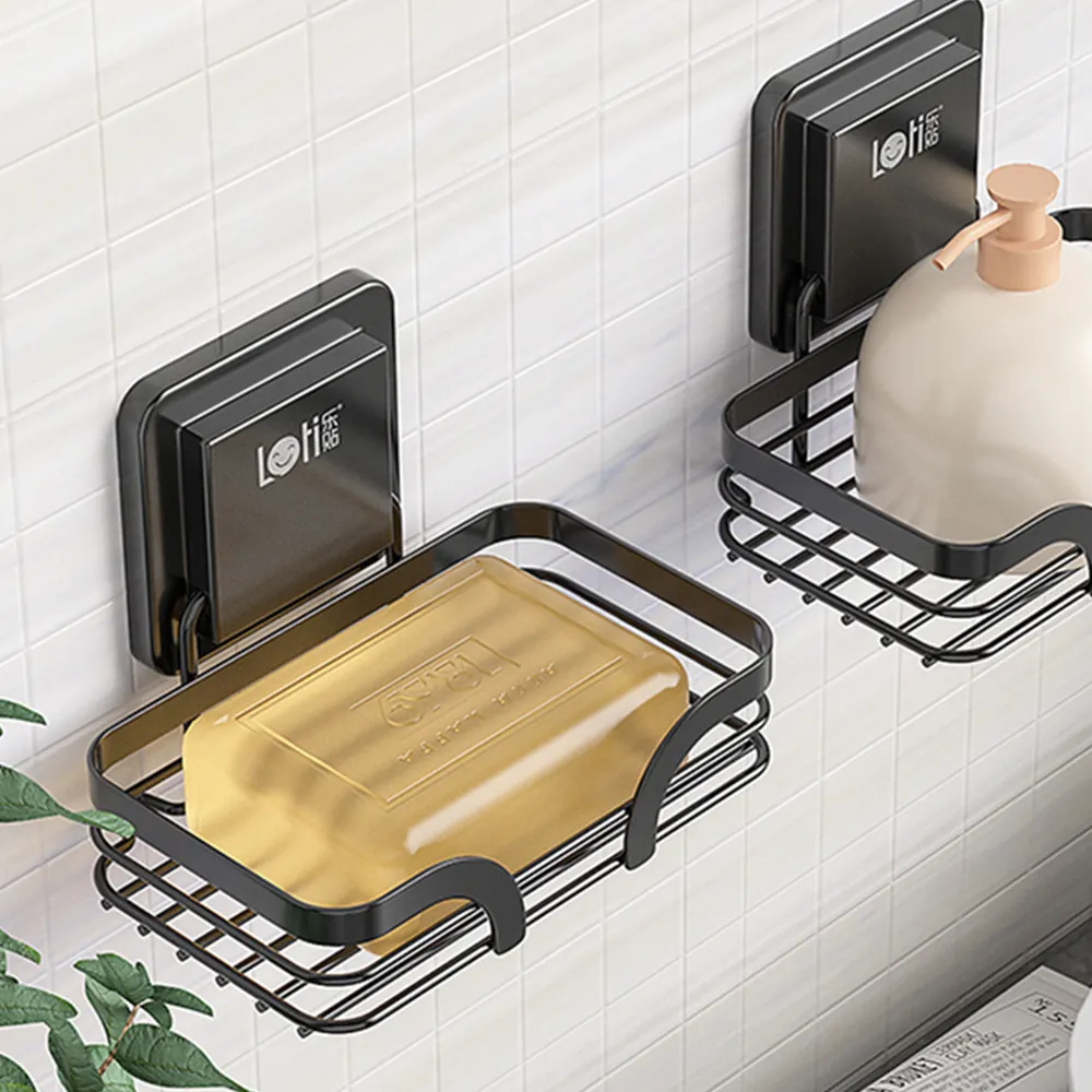 Factory Stock Bathroom Public Baths Wear Resistant Simple Installation Steel Moisture-Proof Preservative-Proof Soap Dish Holder