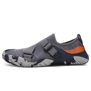 Zapatos para caminar unisex de dos tonos de color, sandalias con diseño de rejilla, correa de ajuste fácil, zapatos casuales, ideales para deportes acuáticos y - Product Image 4