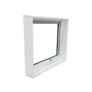 Small Bathroom Australian Style Aluminum Awning Window With Chain Winder Safety Opening Awning Window