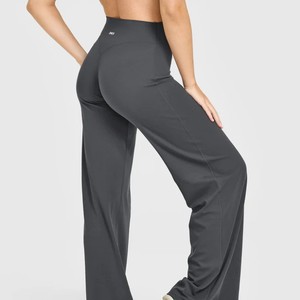 ONER Pantaloncini Ricamati in Nylon Traspirante a Doppia Faccia, Modellanti per Fianchi e <span class=keywords><strong>Pancia</strong></span>, a Vita Bassa, per Fitness, Esercizio e Uso Quotidiano, Taglio Dritto - Product Image 4