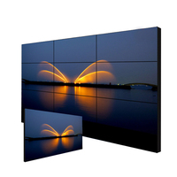 Écran mural vidéo LCD 46 49 55 65 pouces 2x2 3x3 4K le plus populaire avec écran d'épissage sans couture, y compris contrôleur de mur vidéo