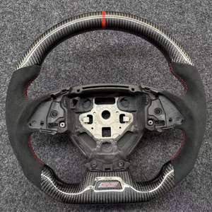 NOUVEAU <span class=keywords><strong>Volant</strong></span> de voiture personnalisé en fibre de carbone de haute qualité pour Chevrolet Camaro, style sport SS amélioré, en daim, approvisionnement transfrontalier - Product Image 1