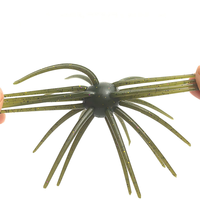 CHEERY Leurre souple flottant bionique en forme d'ormeau de mer de 25 mm, appât pour la pêche en étang aquacole et en eau libre, cible : achigan et poisson mandarin