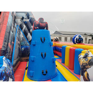 New Design Large Mico Brand PVC Inflatable Bouncy Castle Slide 7-meter Tall Robot-themed 300-500kg Capacity <b>for</b> Kids <b>Parties</b> - Product Image 2