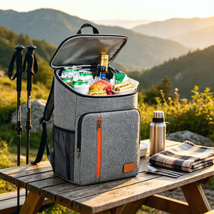 Sac à déjeuner personnalisé avec parois isolantes épaisses, grand sac isotherme pour la randonnée en plein air, sac isotherme pour jus - Product Image 1