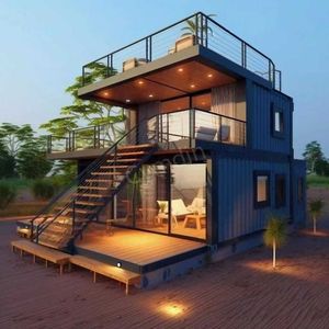 Cymdiin роскошный модульный стальной контейнерный дом с 2 спальнями, дом для ремонта контейнеров, сборные роскошные апартаменты для проживания - Product Image 1