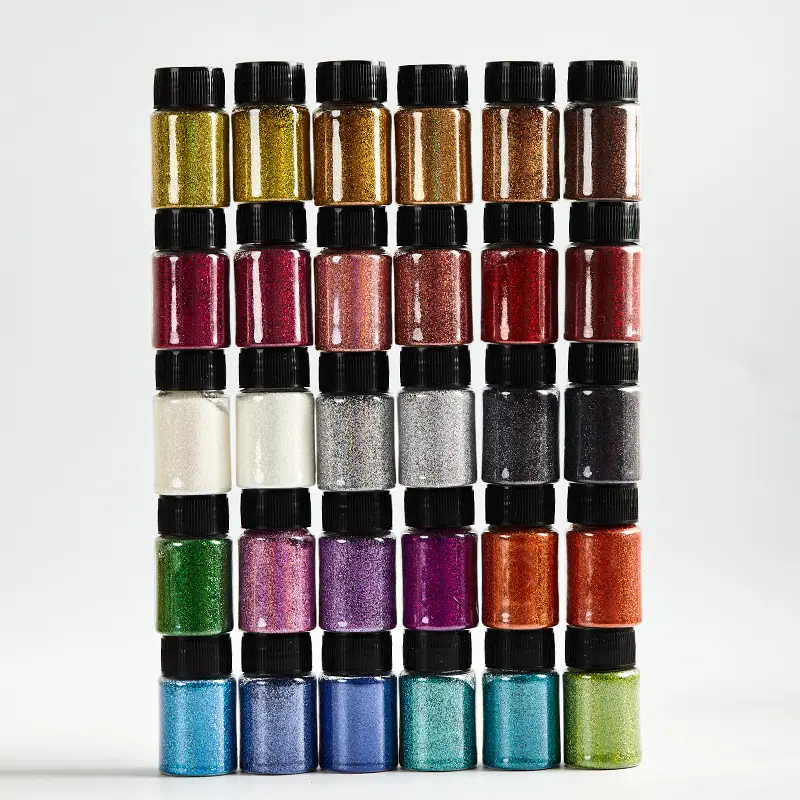 Colorful laser fine sand glitter powder DIY flow hemp flowing sand filling handmade material nail glitter powder