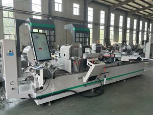 Cnc đôi đầu miter 45 và 90 độ cắt Saw nhôm cửa sổ máy cắt hai đầu chính xác Saw - Product Image 2