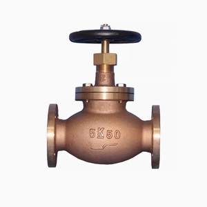 Globe en bronze marin à angle élevé série 5K10K16K pour applications pétrolières DN15-DN125 Norme japonaise - Product Image 1
