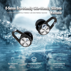 Bouchons d'oreilles en silicone réutilisables, imperméables, anti-perte, légers, flexibles, de type arrondi, pour une <span class=keywords><strong>protection</strong></span> <span class=keywords><strong>auditive</strong></span>, à porter dans l'oreille - Product Image 6