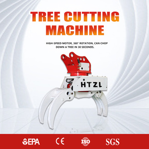 Gergaji Log hidrolik, penggali genggam 360 ° berputar kayu, pegangan pemotongan genggaman penjepit pohon gergaji, pekerjaan lanskap penjualan pabrik - Product Image 4