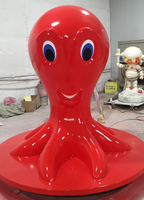 Aire de jeux aquatique en fibre de verre Octopus pour enfants, avec jets d'eau, pour parc d'aventure