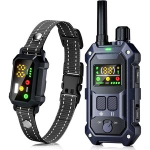 Collier de dressage à distance Blackdog pour chien, portée 4200 pieds, avec 4 modes, lampe torche, stroboscope et contrôle anti-aboiement - Product Image 1