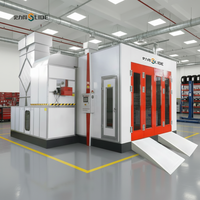 Cabina de Pintura en Aerosol Diésel SLD OD75 |   Fábrica de Shandong |   Calefacción Diésel Eficiente de Tamaño Personalizable, Iluminación LED y Ventiladores de Ahorro Energético