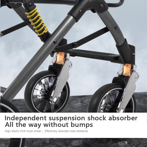 Cochecito Ligero Personalizado, Carrito de Bebé de Lujo para Recién Nacidos, Plegable en un Solo Paso, con Empuje Bidireccional, 15 kg - Product Image 5