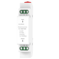 Descargador protector contra sobretensiones de red Gigabit POE, Riel de guía de plástico de 48V, dispositivo de protección contra rayos, Monitor, accesorios de vigilancia