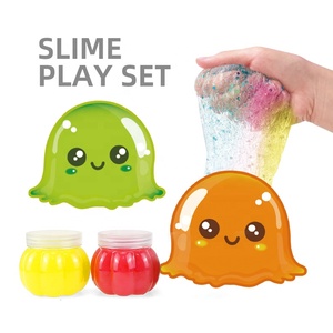 Wholesale Children's Toys Creative DIY Colorful <strong>Slime</strong> Play <strong>Set</strong> in Pumpkin Bottle 4 Color Mixed Packed for Kids - Product Image 2