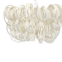 Lustre en bois perlé de style farmhouse, moderne, salon, bohème, coquille de noix de coco