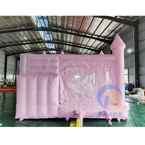 Pink Party Inflatable Bounce House Slide Combo Castle Commercial Grade PVC CE Certified Easy Setup 3-Year Warranty - Product Image 3