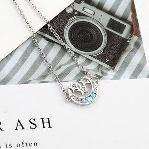 Bracelet de <span class=keywords><strong>Distance</strong></span> Couple Lune et Étoile Réglable pour Homme et Femme Cadeau Romantique d'Amitié pour Saint-Valentin - Product Image 3