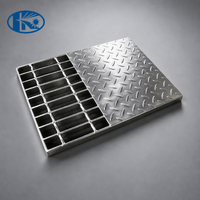 Grille en acier composite galvanisé à chaud en acier inoxydable anti-corrosion sur mesure pour le plancher des usines chimiques