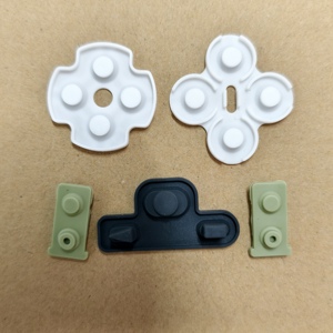Almohadillas de Goma Conductora de Silicona NSLikey para el Controlador PS3 <span class=keywords><strong>Dualshock</strong></span> <span class=keywords><strong>3</strong></span>, Almohadilla de Contacto de Goma para Botones - Product Image 1