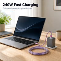 Cable de Carga Rápida USB Tipo-C de 2m, de Cuero PU, Marca Togudu, para Computadora, Teléfono Móvil, Auriculares y Dispositivos Android/iOS