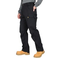8432 Fortement recommandé, pantalon de travail en toile Dura-Stretch Rip-Stop avec poches cargo de 8,5 oz, résistant aux flammes, hydrofuge et anti-taches
