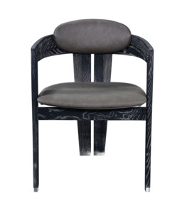 Chaise de salle à manger en bois massif de style nordique et chaise à dossier de style maison - Product Image 4