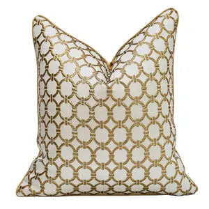 Роскошная наволочка для подушки в скандинавском стиле, подушки в золотую полоску, декоративные подушки для дивана, домашнего декора