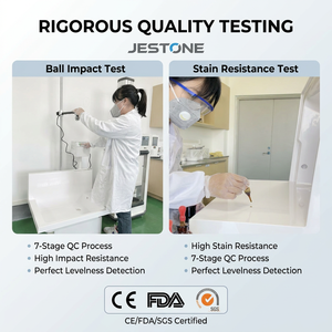 <span class=keywords><strong>Vasca</strong></span> da Bagno in Pietra Artificiale JESTONE OEM ODM Personalizzabile in Dimensioni e Colore, <span class=keywords><strong>Vasca</strong></span> Freestanding in Pietra Artificiale con Progettazione in 3 Giorni per Progetti Alberghieri di Lusso - Product Image 5