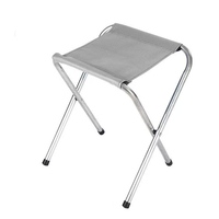 Tabouret de camping pliant moderne, léger et portable, en métal, avec assise en tissu Oxford, chaise pliante carrée pour jardin et extérieur