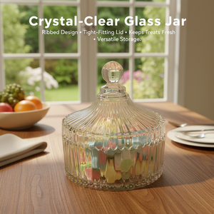 Venta al por Mayor de <span class=keywords><strong>Tarros</strong></span> de Cristal <span class=keywords><strong>para</strong></span> Dulces con Tapa, Diseño Moderno, Importados, Ideales <span class=keywords><strong>para</strong></span> Guardar Ingredientes Dulces en la Cocina - Product Image 6