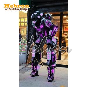 Disfraz de LED colorido de alienígena para mujer, talla personalizada, material EVA, para actuaciones de baile en escenario, bar, KTV, estilo futurista transfronterizo - Product Image 3