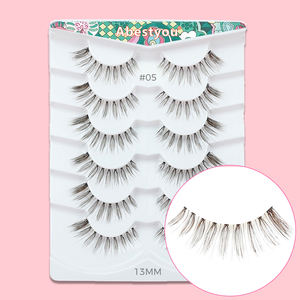 Pestañas Postizas Abestyou Marrón Ojo <span class=keywords><strong>de</strong></span> Gato, Efecto Visón Sintético, Banda Transparente, Aspecto Natural, Hechas a Mano, Resplandor Oscuro, Reutilizables, Maquillaje - Product Image 3