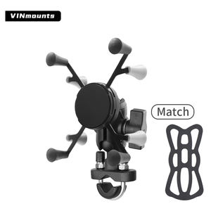 Support de téléphone VINmounts Base de rail réglable 13 31 mm Pour guidon moto et vélo Support sécurisé - Product Image 1