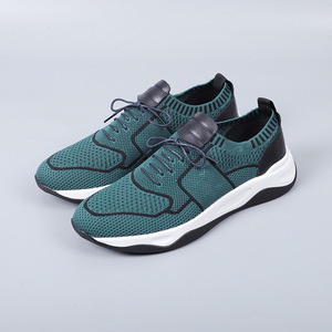Chaussures décontractées sportives en maille pour hommes, bout rond, à lacets, respirantes, légères, semelle intermédiaire en EVA, semelle extérieure en caoutchouc - Product Image 3
