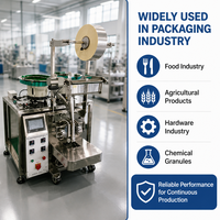 Machine d'emballage robuste à double disque pour le comptage, ensacheuse automatique de vis et de fixations, alimentateur vibrant VFFS, 68 sacs/minute