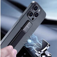 Accessoires de coque de téléphone Boucles de téléphone portable élastiques collantes pour le dos Poignée de doigt magnétique Support de bague de téléphone Sangle de béquille