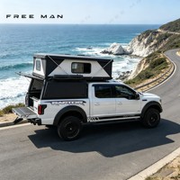 Coque de camping-car pour pick-up, ouverture automatique rapide en aluminium pour toutes les saisons, compatible avec Ford F-150 Raptor