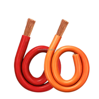 Großhandel Schweißbatteriekabel 1/0 2/0 4/0 Gauge AWG DC-Batteriekabel Blankes Kupfer-Elektrokabel