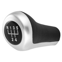 Pommeau de levier de vitesse chromé mat 5/6 vitesses pour BMW 1 3 5 6 Series E46 E53 E60 E61 E63 E65 E81 E82 E83 E87 E90 E91 E92 X1 X3 X5